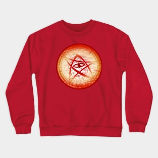 Elder Sign - blood disk Crewneck Sweatshirt